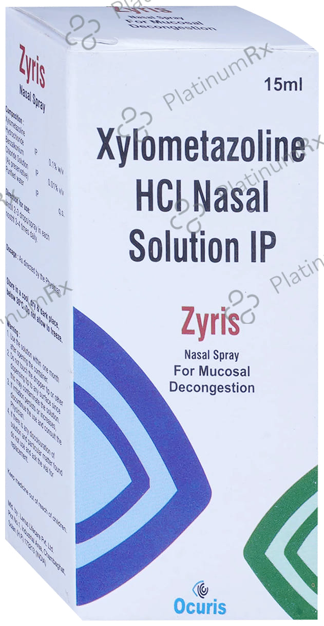Zyris 0.1% Nasal Spray 15ml