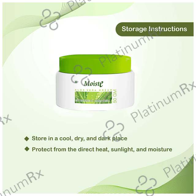 Moiste Aloe Vera Moisturising Cream 50gm