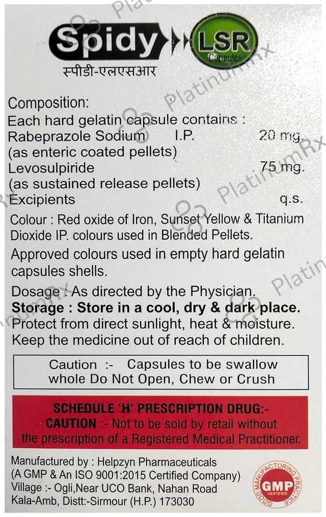 Spidy L 75mg/20mg Capsule SR