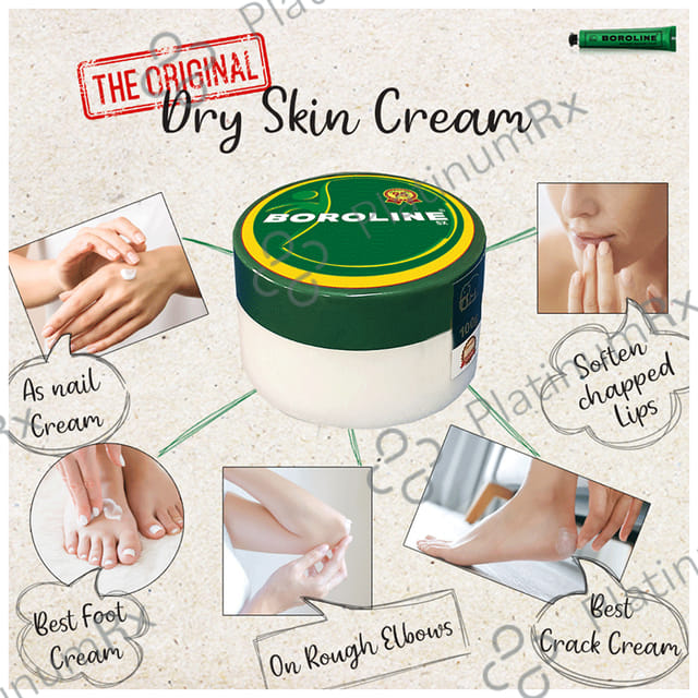 Boroline SX Antiseptic Ayurvedic Dry Skin Cream 100 gm