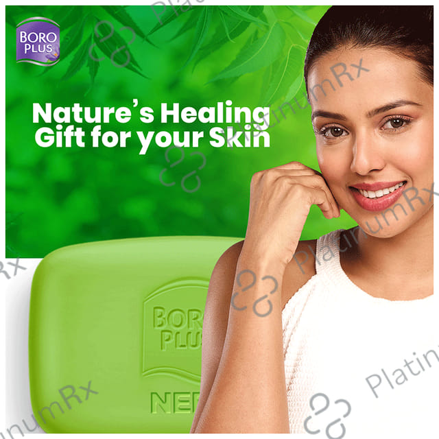 Boroplus Antiseptic + Moisturising Soap (125gm Each) Neem 6 units