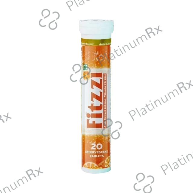 Fitzzi Amla Extract 1000mg, Vitamin C & Zinc Effervescent Tablet
