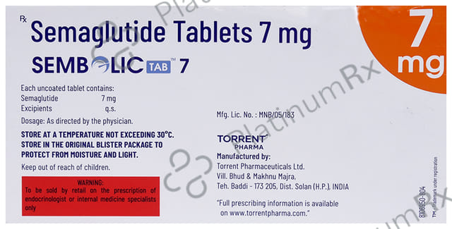 Sembolic 7mg Tablet 10s