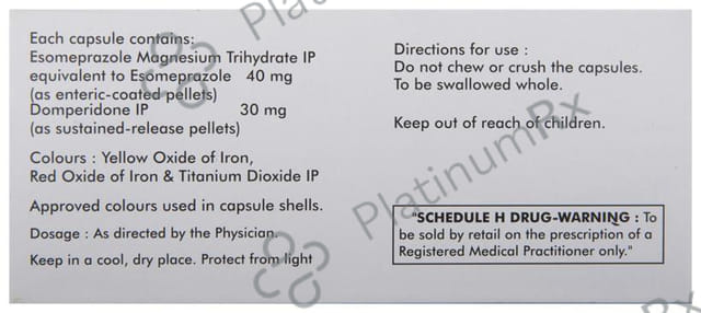 Esofag D 30/40mg Capsule SR 10s