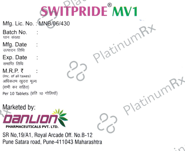 Switpride MV1 Tablet SR