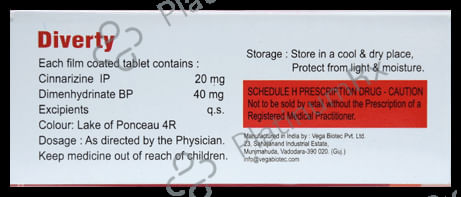 Diverty 20/40mg Tablet 10s