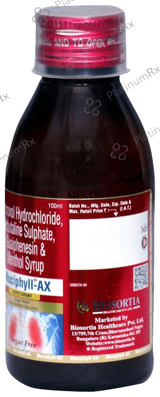 Muciphyll-AX Expectorant Sugar Free