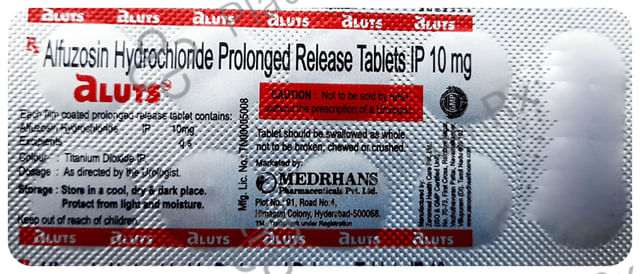 Aluts 10mg Tablet PR 10s