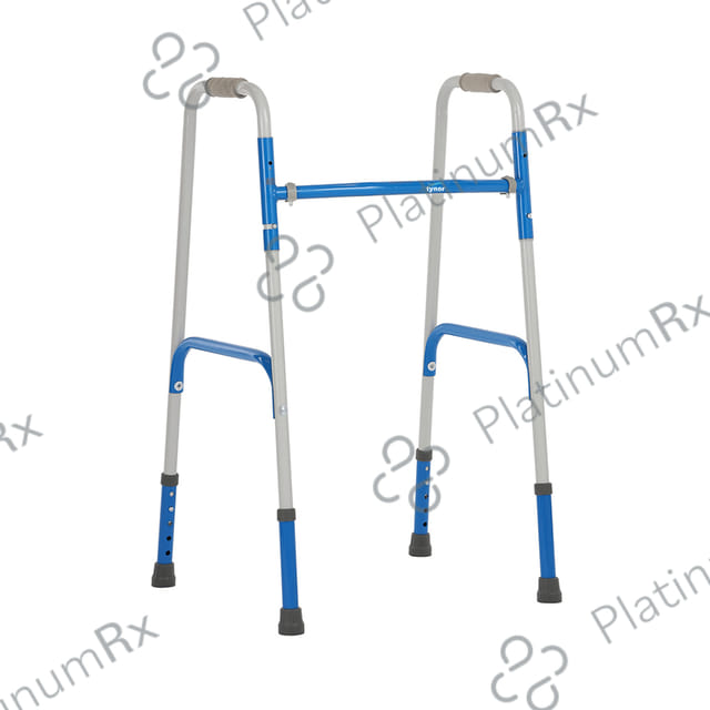 Tynor L 37 Walker Foldable Ergo Universal Silver 1s