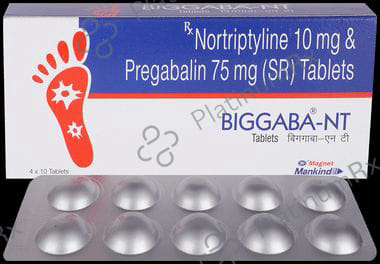 Biggaba NT 75/10mg Tablet SR 10s