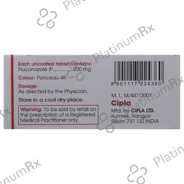 Forcan 200mg Tablet 4s
