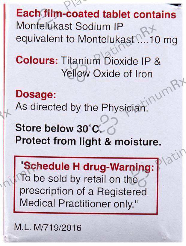 Montair 10mg Tablet 15s