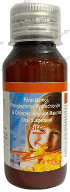Drifen 2/250/5mg Oral Suspension 60ml
