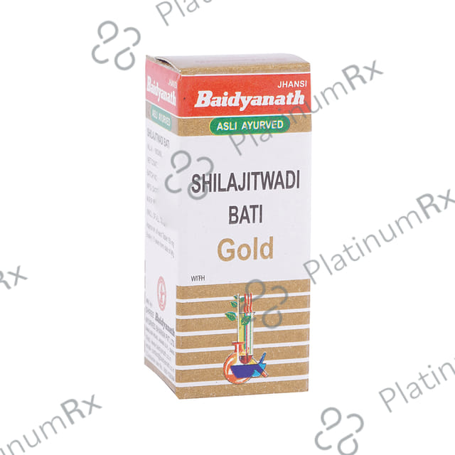 Baidyanath (Jhansi) Shilajitwadi Bati with Gold