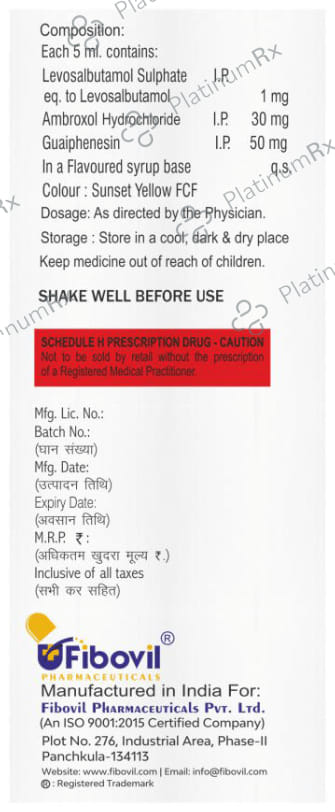 Offikuf LS Syrup Sugar Free 100ml