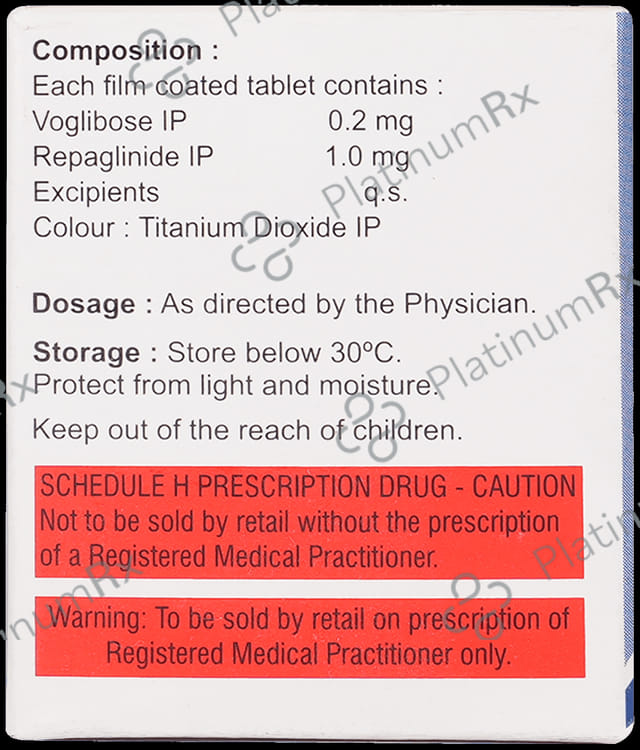 Volibo R 1/0.2mg Tablet 10s