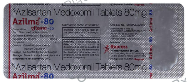 Azilma 80mg Tablet 10s
