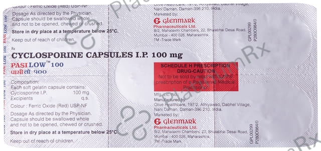 Pasilow 100mg Capsule 5s