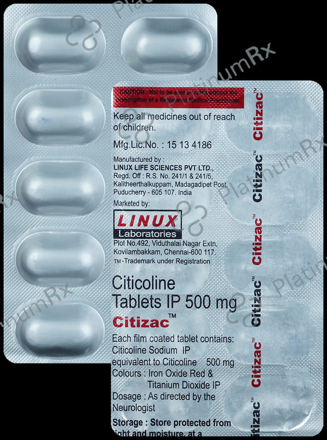 Citizac 500mg Tablet 10s