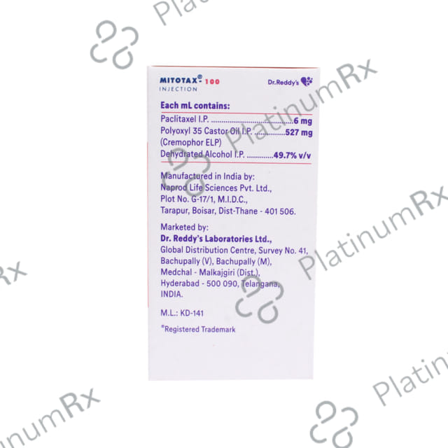 Mitotax 100mg Injection