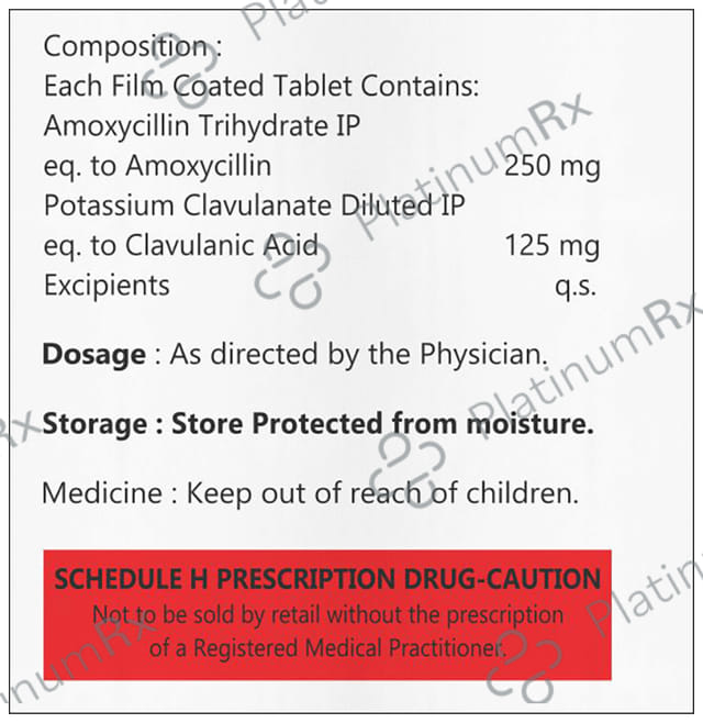 Vaxclave 250/125mg Tablet 6s