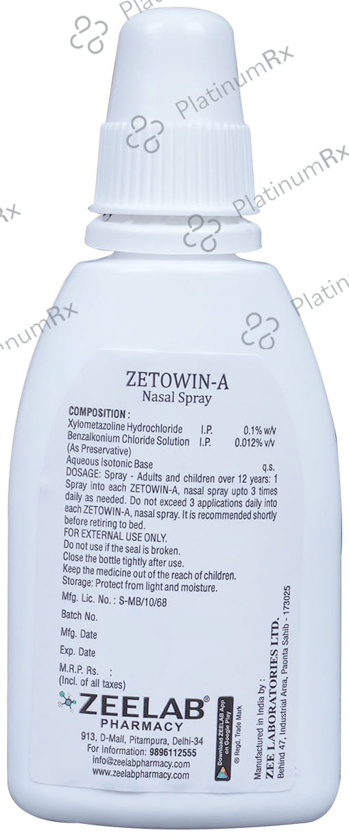 Zetowin-A Nasal Solution