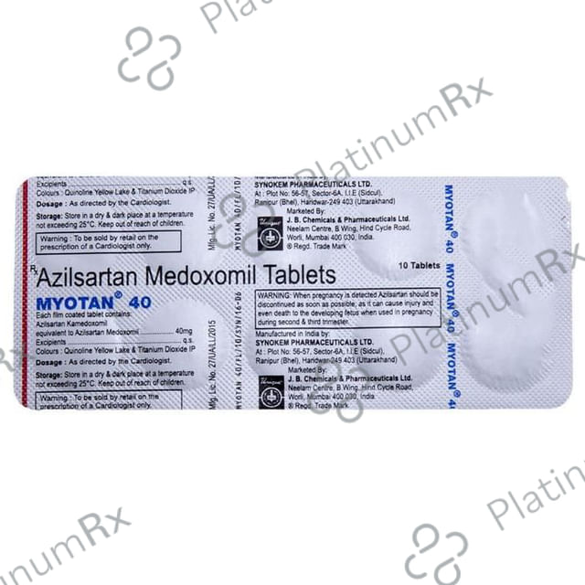 Myotan 40mg Tablet 10s