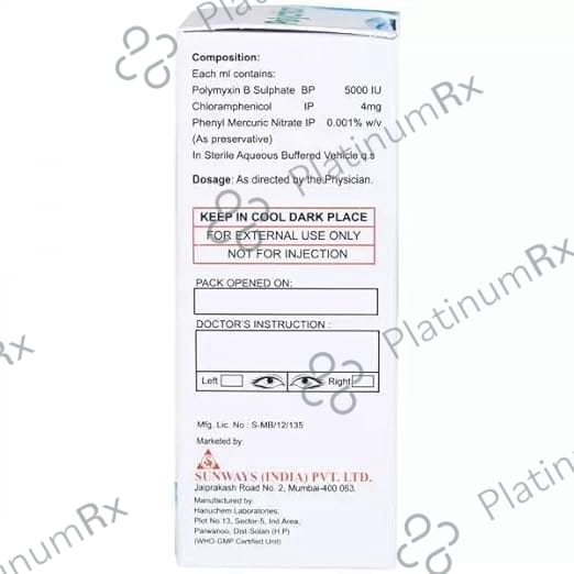 Polychlor 4/5000IU Eye/Ear Drops 5ml