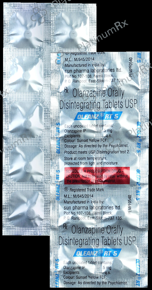 Oleanz RT 5mg Tablet 10s