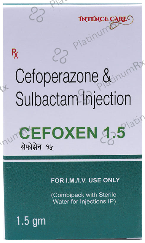 Cefoxen 1.5 1000/500mg Injection 1s