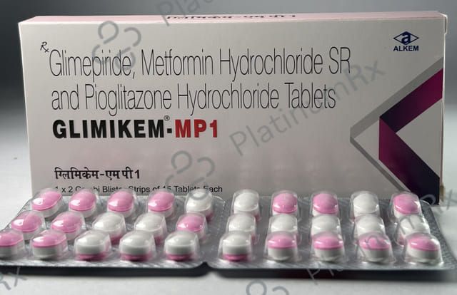 Glimikem MP 1/500/15mg Tablet 15s