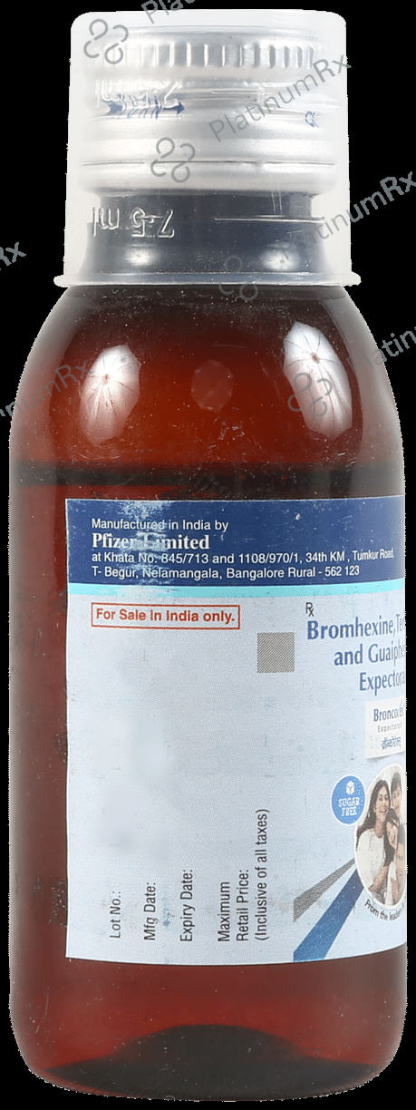 Broncorex Expectorant 4/50/1.25mg Syrup 50ml