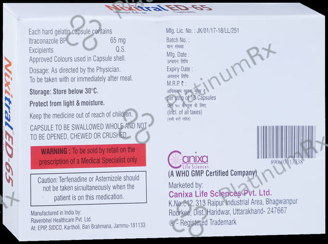 Nixitral ED 65 Capsule