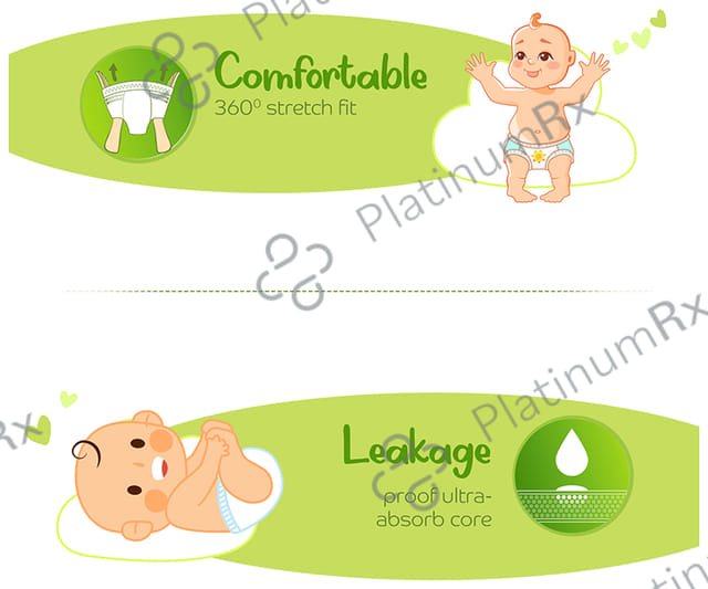 Dabur Baby Super Pants with Aloe Vera, Shea Butter & Vitamin E - Size Medium