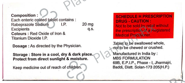 Rabiscott 20mg Tablet