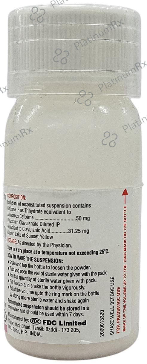 Zifi CV 50mg Dry Syrup 30ml