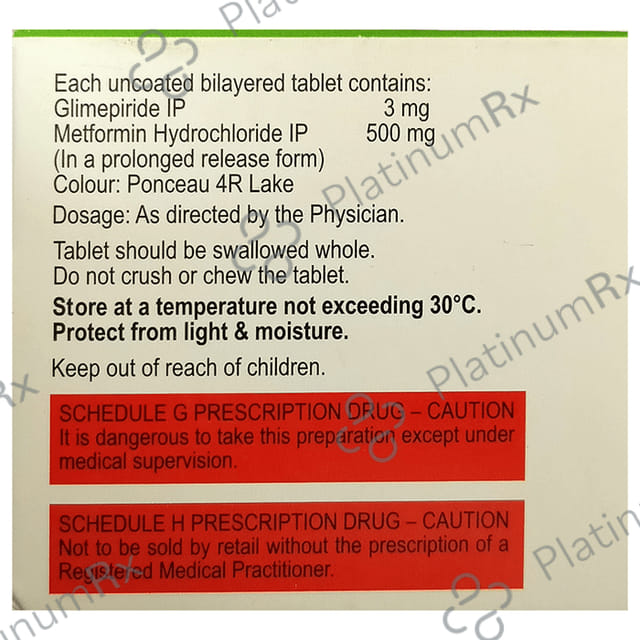 Jubiglim M 3 Tablet PR