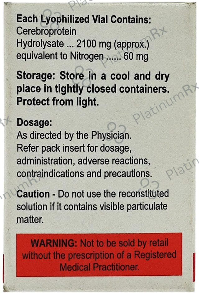 Cerehenz 60mg Injection 1s