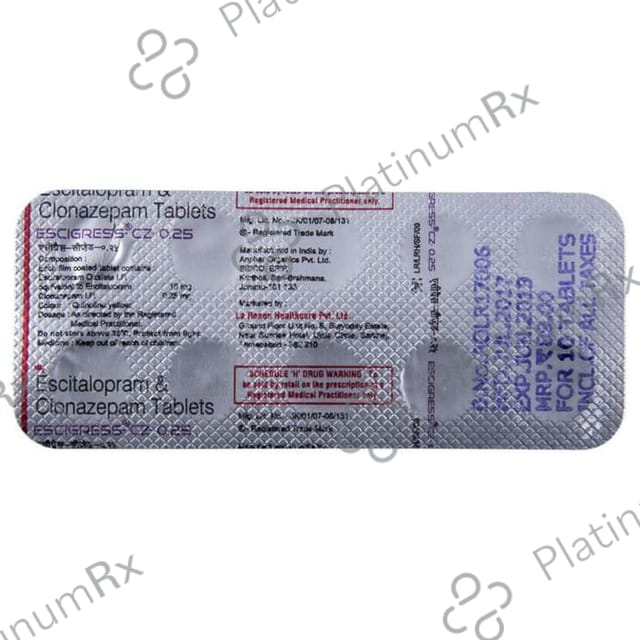 Escigress CZ 0.25 Tablet