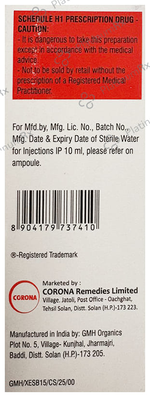 Xecute SB 1000/500mg Injection 1s