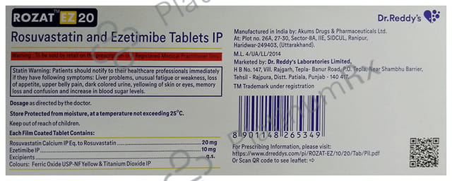 Rozat EZ 20mg Tablet 10s
