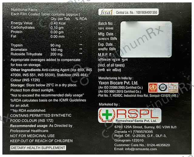 Enzoque DS Tablet 10s