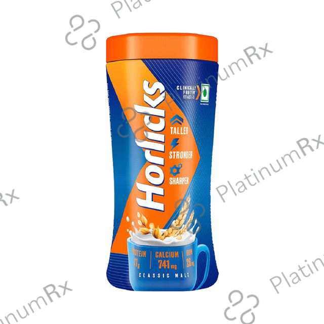 Horlicks Drink with Vitamin C, D & Zinc - For Bones & Metabolism - Flavour Classic Malt 500 gm
