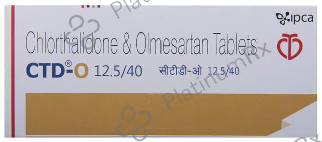 CTD O 12.5/40mg Tablet 10s