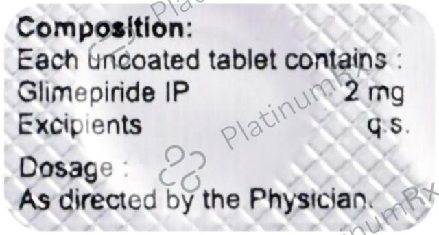 Glynamic 2mg Tablet 10s