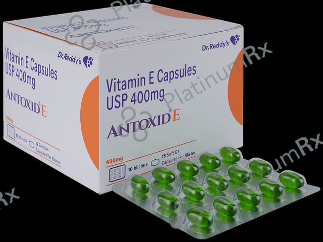 Antoxid E 400mg Capsule 15s