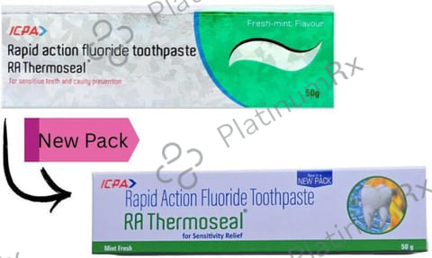 RA Thermoseal Rapid Action Fluoride Toothpaste 50gm