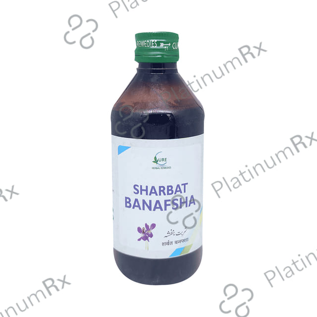 Cure Herbal Remedies Sharbat Banafsha 500 ml