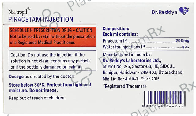 Nootropil 200mg Injection 15ml