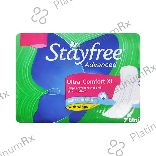 Stayfree Advanced Ultra Comfort Sanitary Pads with Wings Size XL 7s